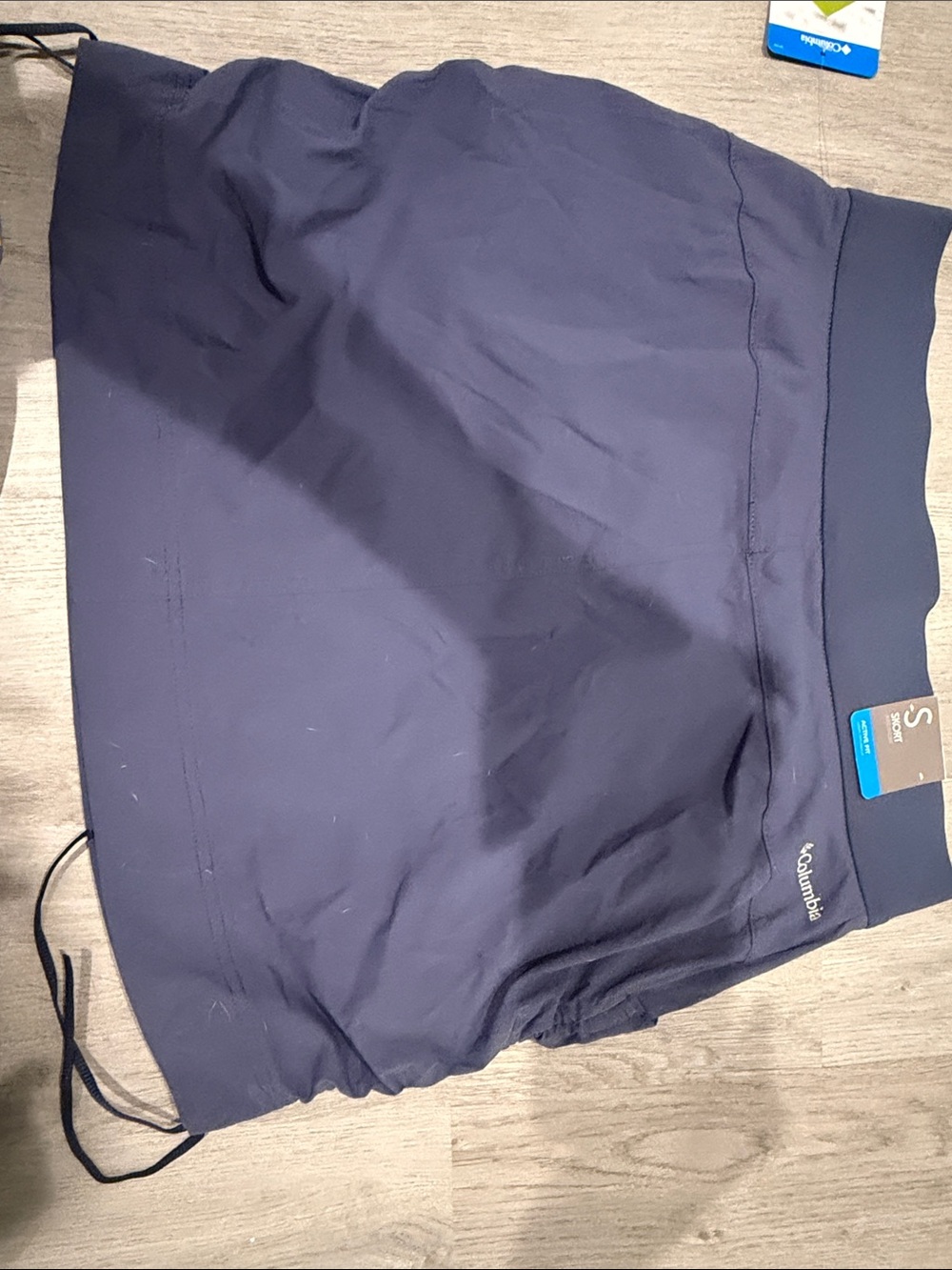 Columbia Women's Anytime Casual Skort in Navy Blue - Picture 4 of 4